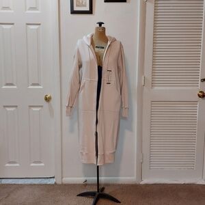 Nike Women's Cream Longline Hoodie Size XS